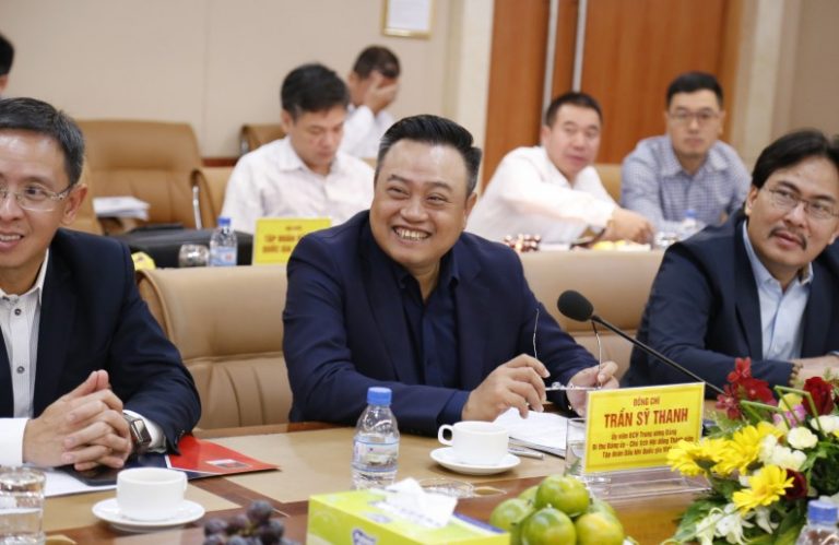 Chủ tịch HĐTV Tập đoàn Trần Sỹ Thanh làm việc với PV Engineering