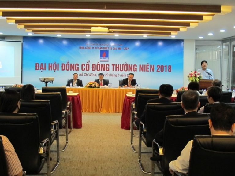 PVE tổ chức thành công Đại hội cổ đông 2018